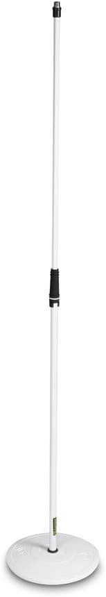 Gravity MS 23 W - Microphone Stand with Round Base, White