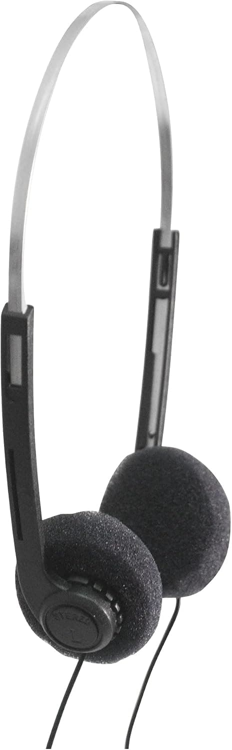 Electrovision SOUNDLAB LIGHTWEIGHT STEREO HEADPHONES WITH BLACK PADS