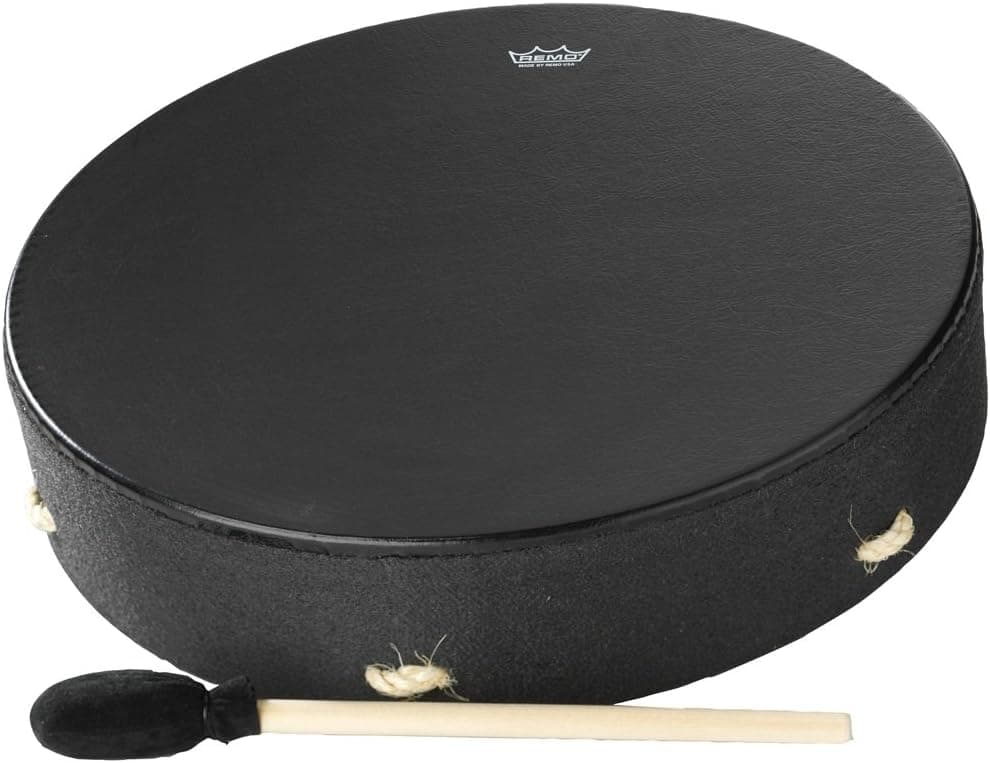 REMO World Percussion Buffalo E1-1316-BE 16" Drum Black Earth