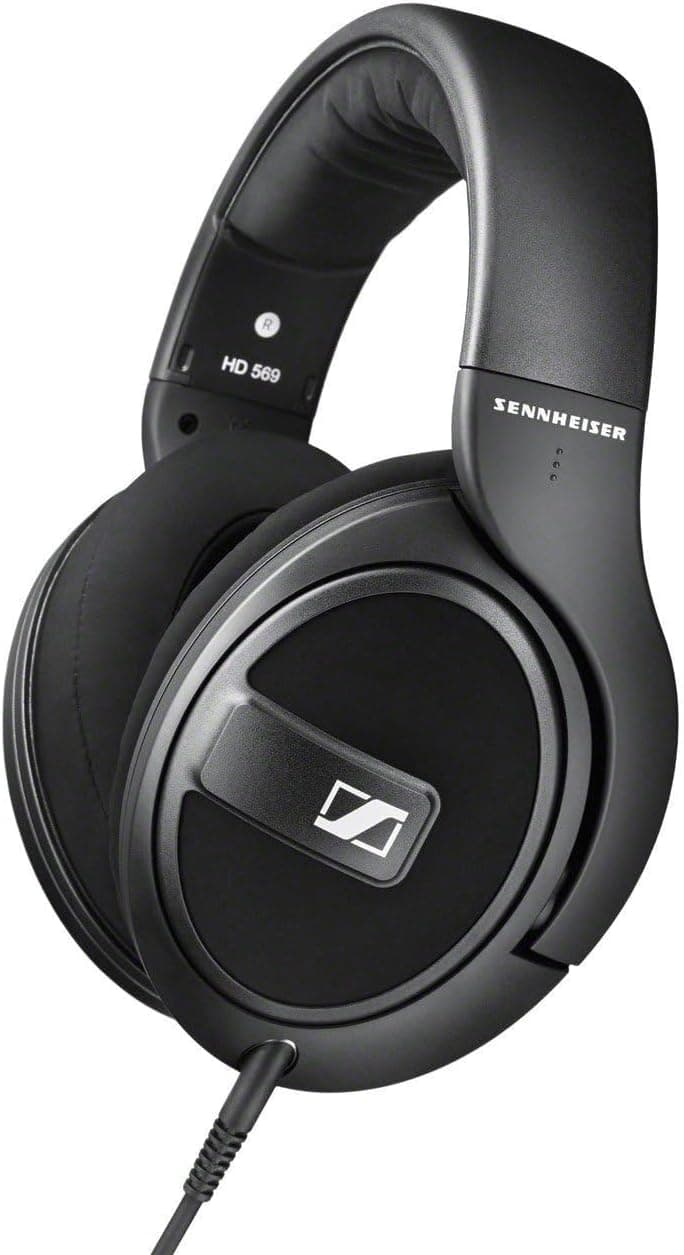 Sennheiser HD 569 In-Ear Headphones with Closed Back, Black