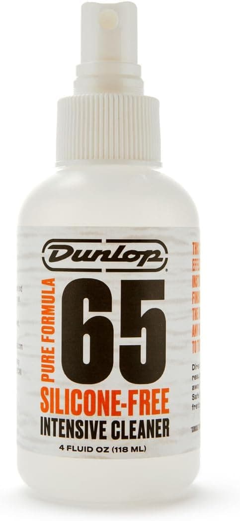 JIM DUNLOP 6644 - Pure Formula 65 Intensive Cleaner, Silicone-Free Intensive Cleaner for Guitars and Basses, Deep Cleaning for Delicate Finishes, 118 ml Size