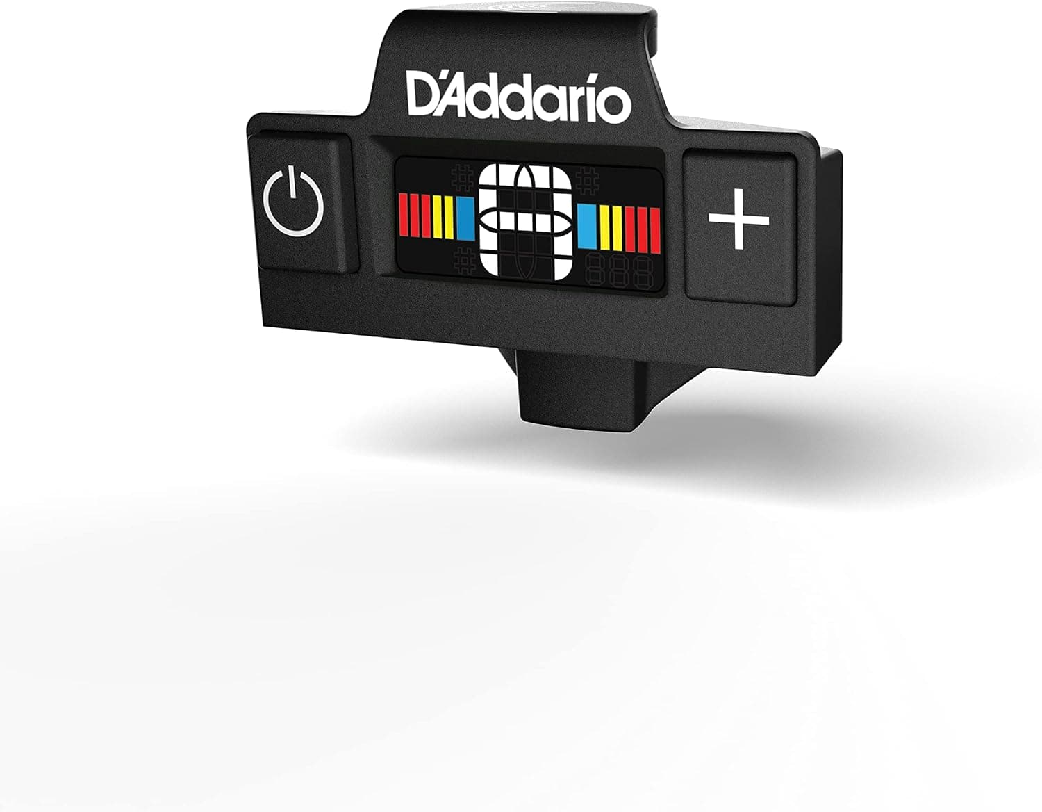 D'Addario Guitar Tuner - NS Micro Guitar Sound Hole Tuner - For Acoustic Guitars, Ukuleles - Non Marring Sound Hole Clip - Quick & Accurate Tuning