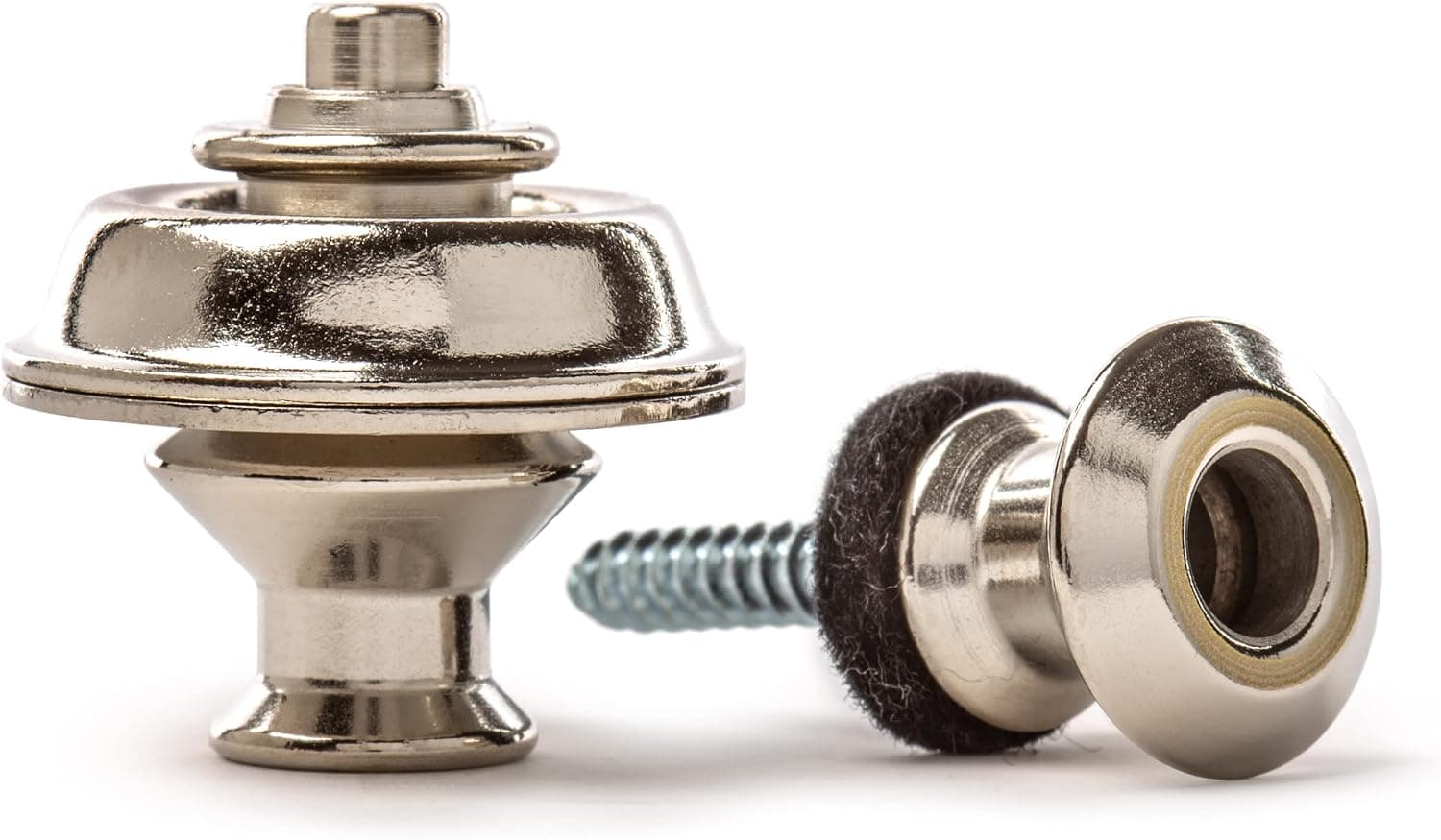 Jim Dunlop Straplock Dual Design Set - Nickel