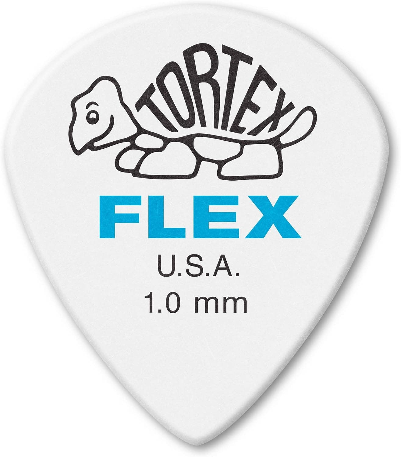 Jim Dunlop 466P1.00 Tortex Flex Jazz III Xl Picks, 1.0 mm, Set of 12 Pieces